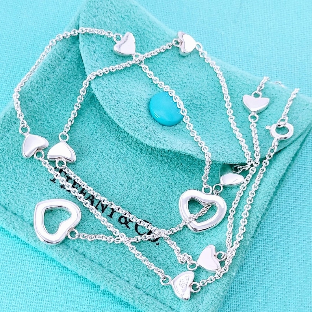 Tiffany & Co. - 【ティファニー】リンク ハート ラリアット Tiffany & Co. - 【ティファニー】リンク ハート ラリアット