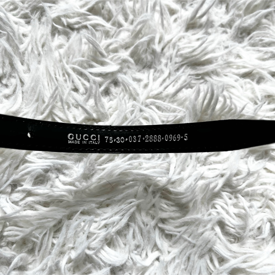 GUCCI - 良品 GUCCI グッチ ナローベルト Gロゴ シルバー GUCCI - 良品 GUCCI グッチ ナローベルト Gロゴ シルバー