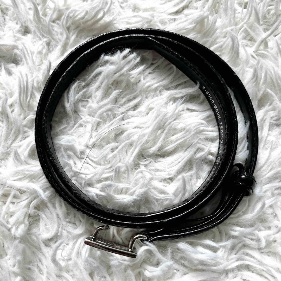 GUCCI - 良品 GUCCI グッチ ナローベルト Gロゴ シルバー GUCCI - 良品 GUCCI グッチ ナローベルト Gロゴ シルバー