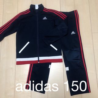 ショップレビュー ランキング adidas - adidas アディダス 紺 150 キッズ 上下セット ジャージ アディダス