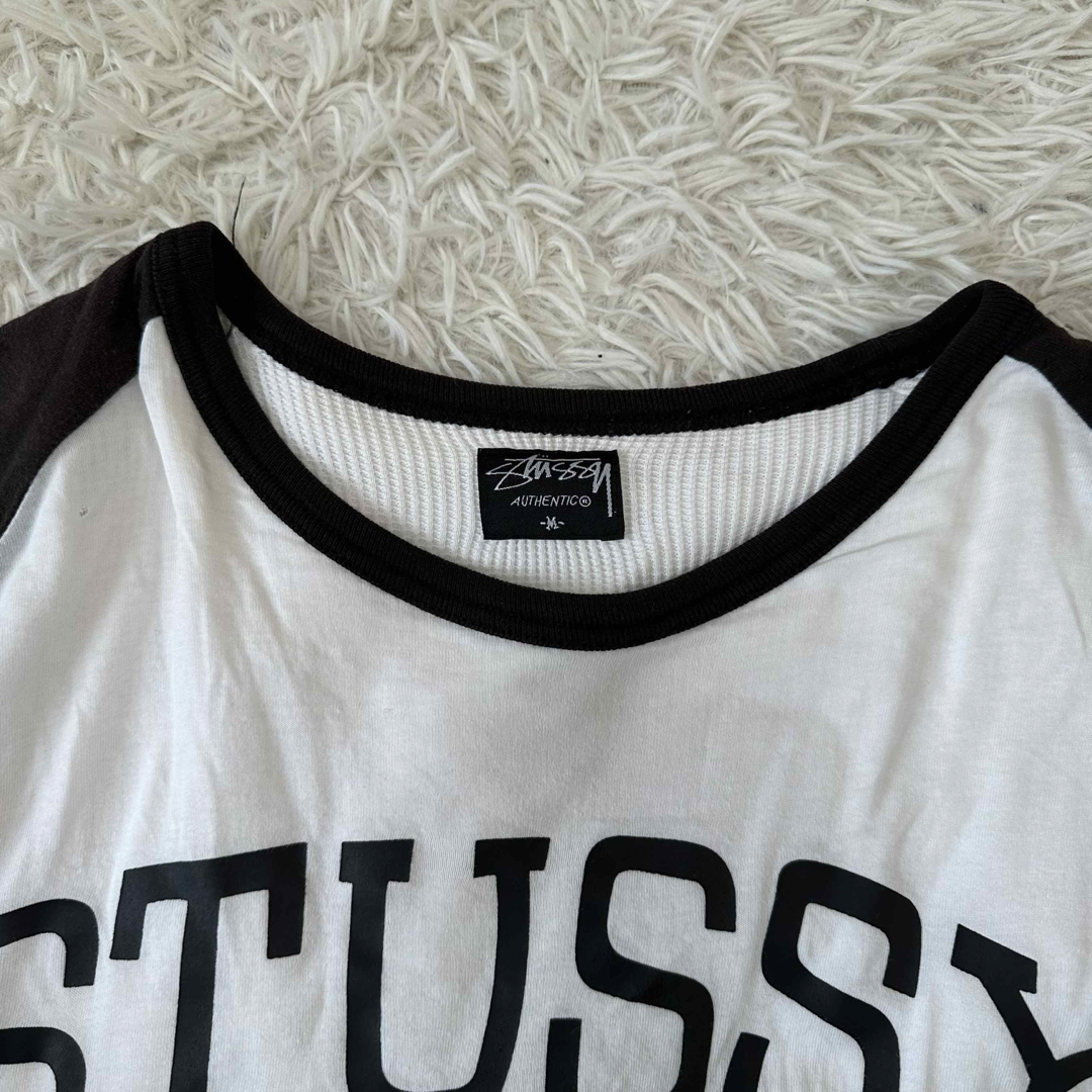 STUSSY - 【STUSSY】ステューシー M 長袖 カットソー ホワイト STUSSY - 【STUSSY】ステューシー M 長袖 カットソー ホワイト