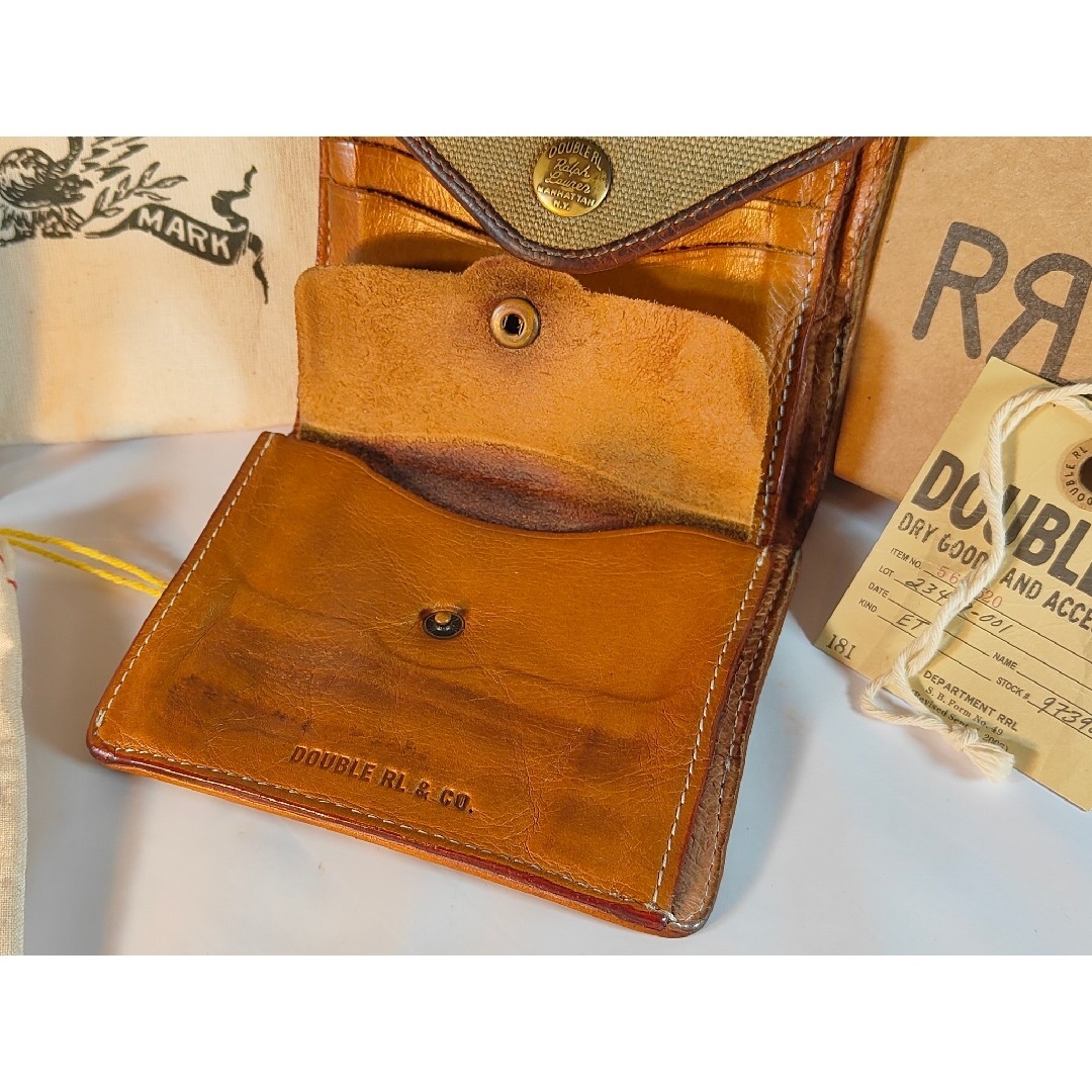 RRL - 【美品】RRL ダブルアールエル キャンバス×レザー RRL - 【美品】RRL ダブルアールエル キャンバス×レザー