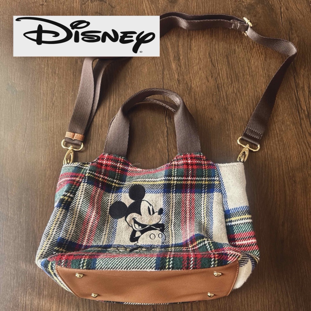 Disney - 【Disney 】2way ハンドバッグ ショルダーバッグ Disney - 【Disney 】2way ハンドバッグ ショルダーバッグ