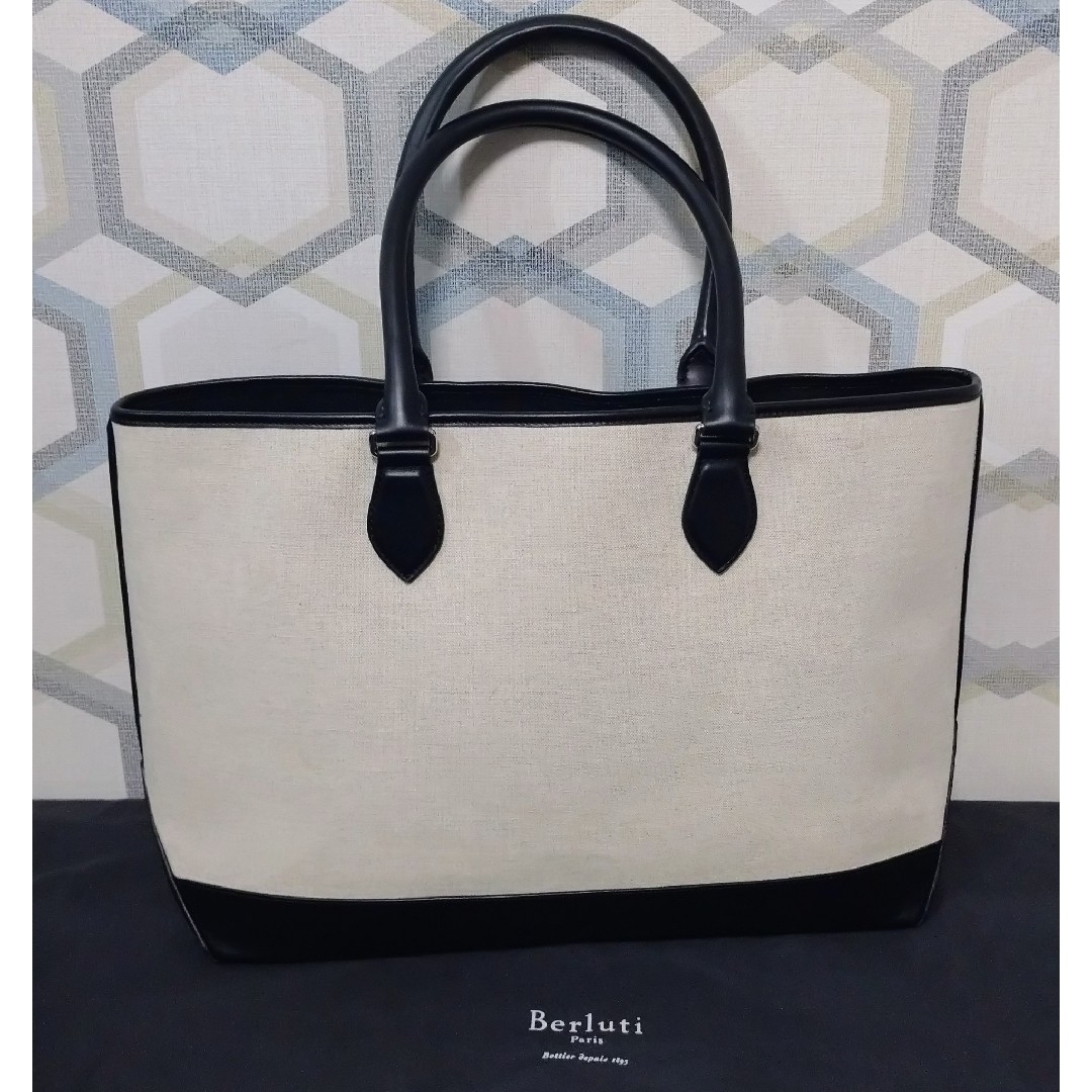 BERLUTI - ベルルッティ トゥジュール スクリット柄 サンド BERLUTI - ベルルッティ トゥジュール スクリット柄 サンド