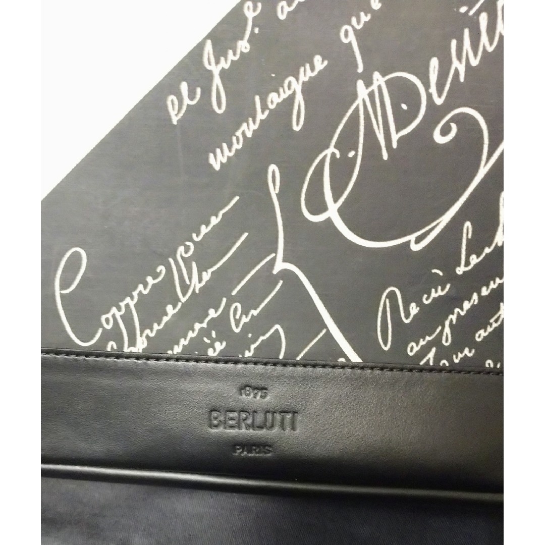 BERLUTI - ベルルッティ トゥジュール スクリット柄 サンド BERLUTI - ベルルッティ トゥジュール スクリット柄 サンド