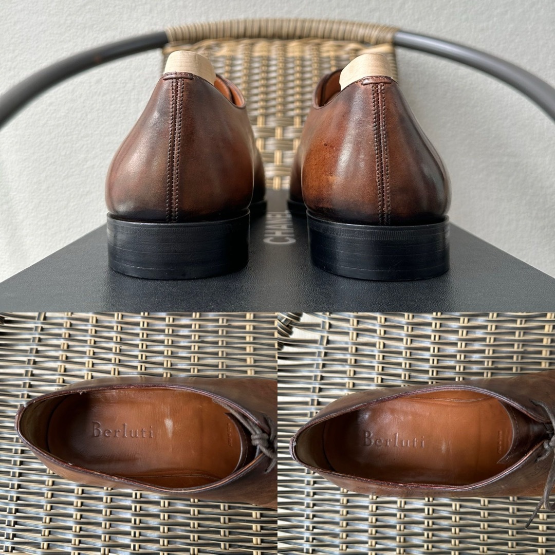 BERLUTI - 定価35,7万 ベルルッティ アレッサンドロ ガレ レザー BERLUTI - 定価35,7万 ベルルッティ アレッサンドロ ガレ レザー