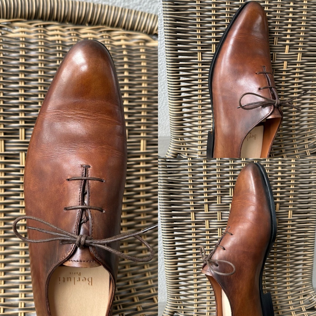 BERLUTI - 定価35,7万 ベルルッティ アレッサンドロ ガレ レザー BERLUTI - 定価35,7万 ベルルッティ アレッサンドロ ガレ レザー