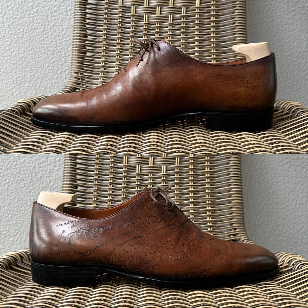 BERLUTI - 定価35,7万 ベルルッティ アレッサンドロ ガレ レザー BERLUTI - 定価35,7万 ベルルッティ アレッサンドロ ガレ レザー
