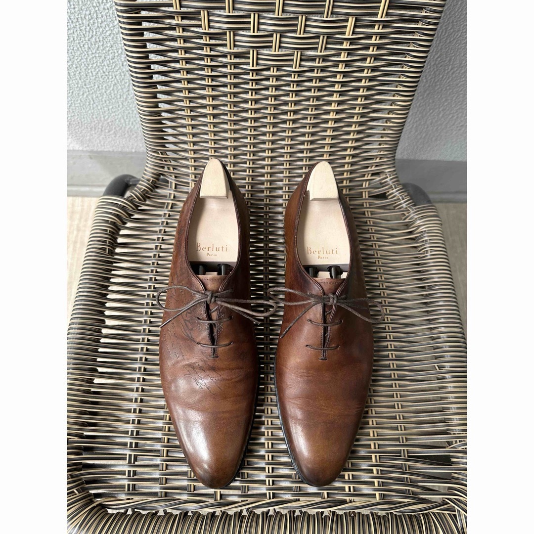 BERLUTI - 定価35,7万 ベルルッティ アレッサンドロ ガレ レザー BERLUTI - 定価35,7万 ベルルッティ アレッサンドロ ガレ レザー