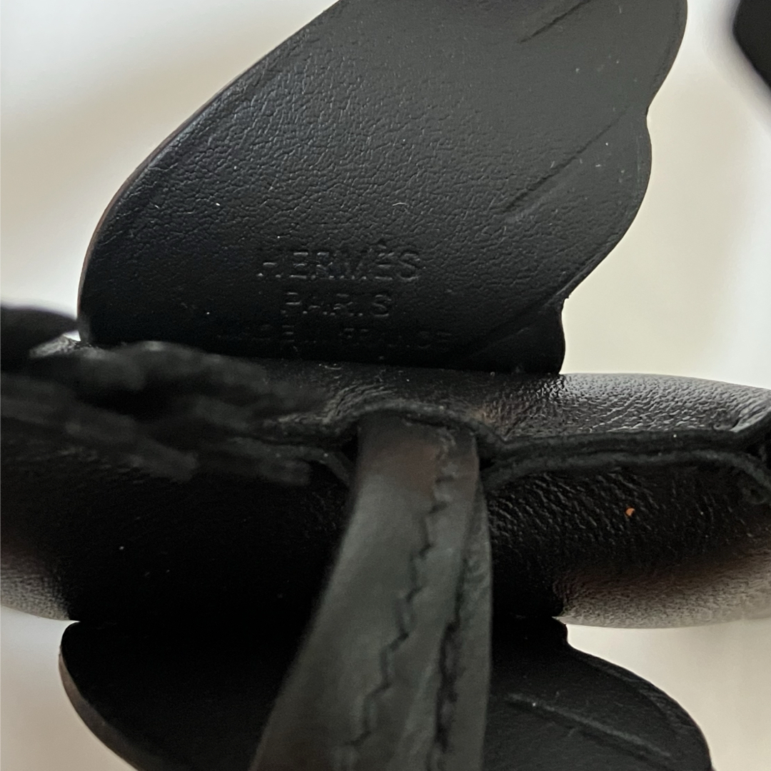 HERMES - エルメス ペガサス PM バッグチャーム ソーブラック 黒 HERMES - エルメス ペガサス PM バッグチャーム ソーブラック 黒