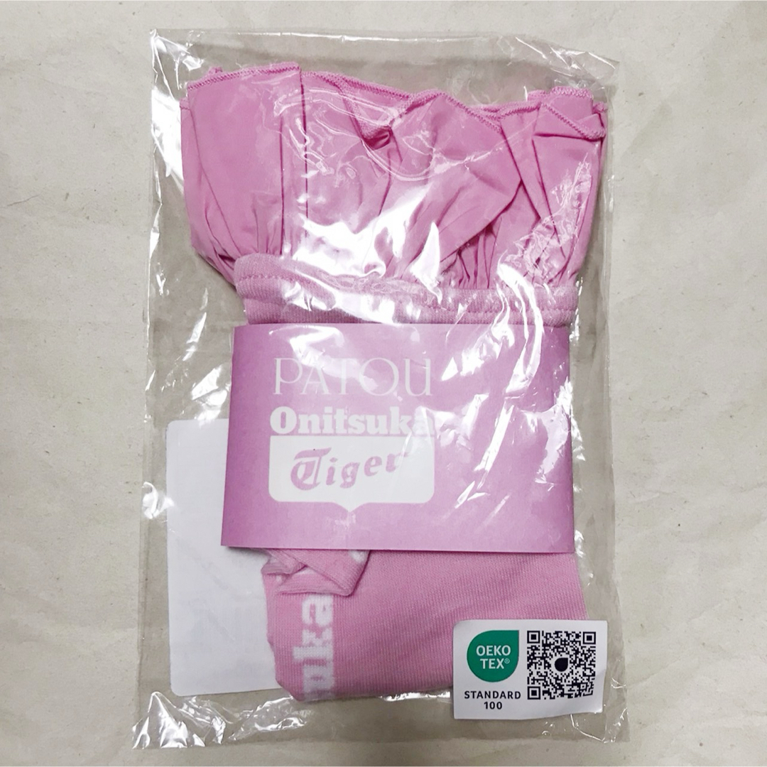 PATOU - patou オニツカタイガー socks 靴下 ピンク S フリルの PATOU - patou オニツカタイガー socks 靴下 ピンク S フリルの
