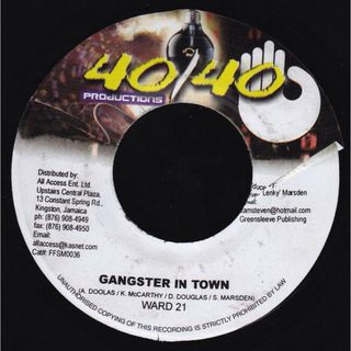 ジャマイカ7” Ward 21 / Red Square Gangster In Town / Stocking Up Gs FFSM0036 40/40 Productions /00080(その他)