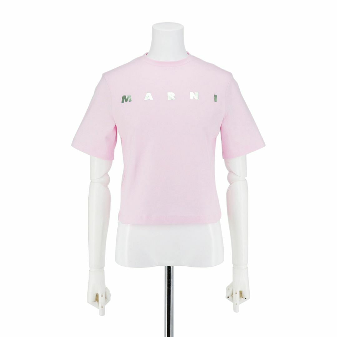 MARNI - マルニ Tシャツ クロップド丈 ミニ丈 ソフトピンク MARNI - マルニ Tシャツ クロップド丈 ミニ丈 ソフトピンク