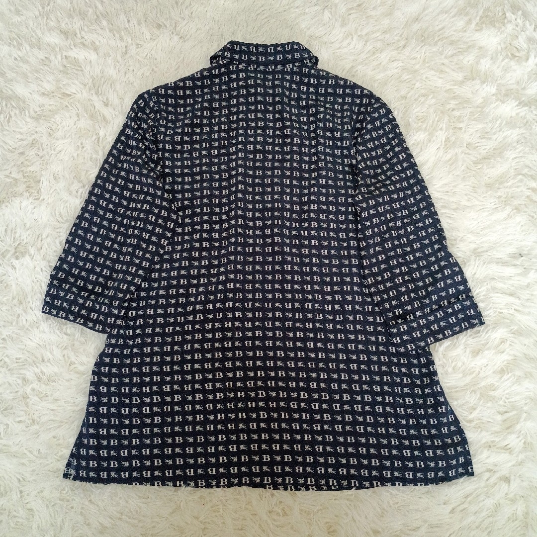 BURBERRY - 希少 バーバリーロンドン プリント 七分袖シャツ BURBERRY - 希少 バーバリーロンドン プリント 七分袖シャツ