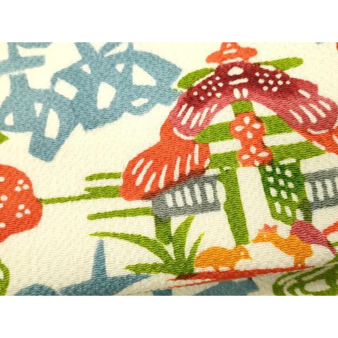 平和屋着物□全通柄九寸名古屋帯 型染め いろは歌 草花文 鬼しぼ 平和屋着物□全通柄九寸名古屋帯 型染め いろは歌 草花文 鬼しぼ