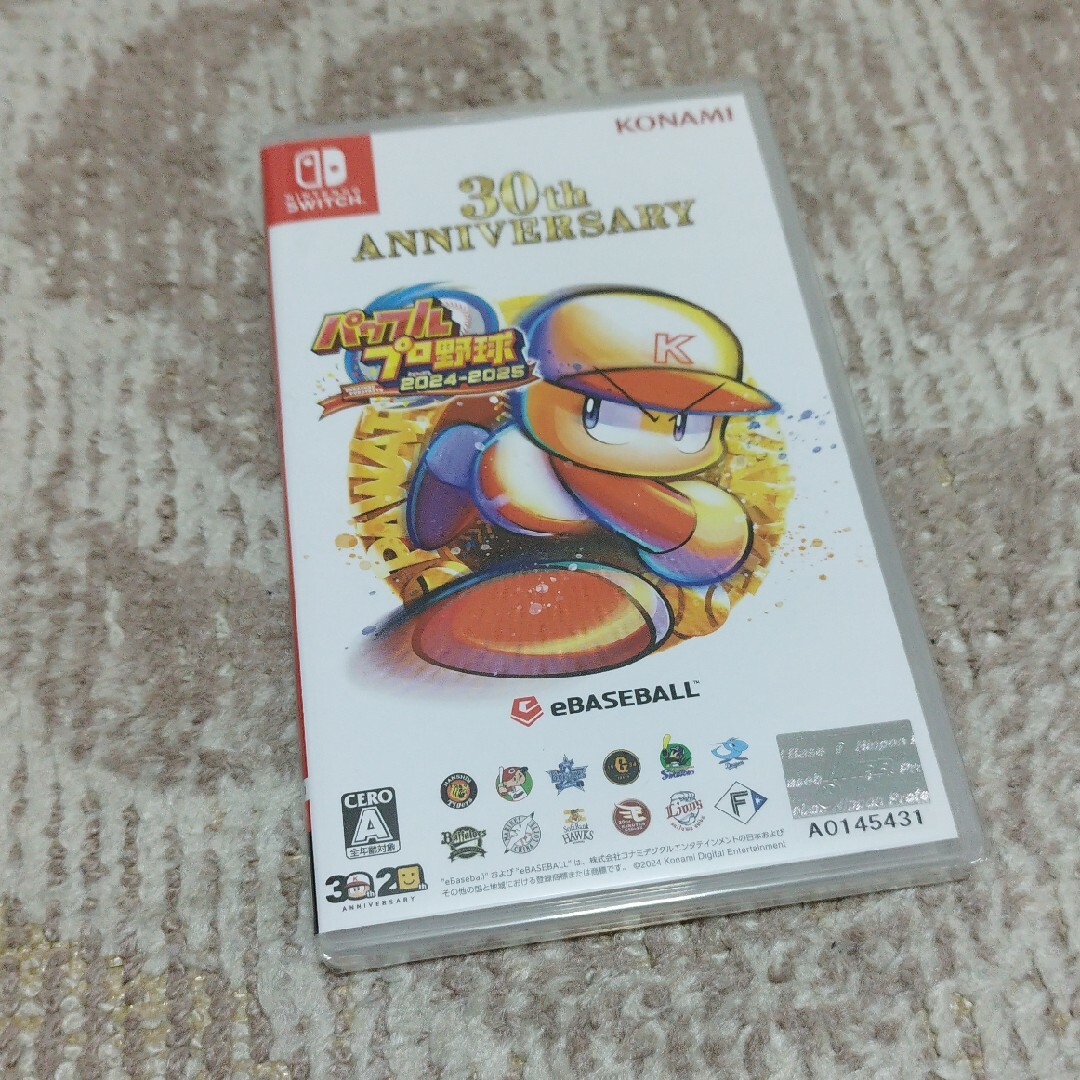 KONAMI(コナミ)の【未開封品】パワフルプロ野球2024-2025 Nintendo Switch エンタメ/ホビーのゲームソフト/ゲーム機本体(家庭用ゲームソフト)の商品写真