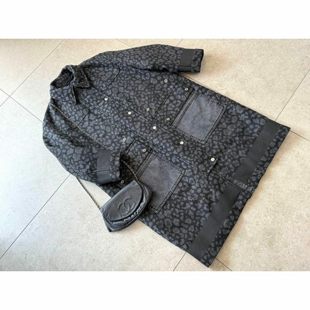 DIESEL - DIESEL ディーゼル 104,500円 レオパード柄コート DIESEL - DIESEL ディーゼル 104,500円 レオパード柄コート