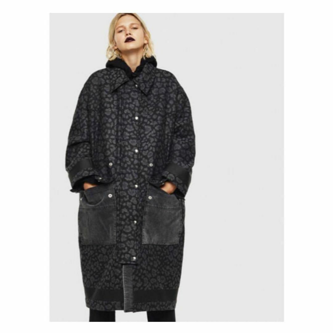 DIESEL - DIESEL ディーゼル 104,500円 レオパード柄コート DIESEL - DIESEL ディーゼル 104,500円 レオパード柄コート