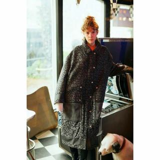 DIESEL - DIESEL ディーゼル 104,500円 レオパード柄コート DIESEL - DIESEL ディーゼル 104,500円 レオパード柄コート