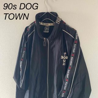 DOG TOWN - 90sDOGTOWNドッグタウンレザー調トラックジャケット DOG TOWN - 90sDOGTOWNドッグタウンレザー調トラックジャケット