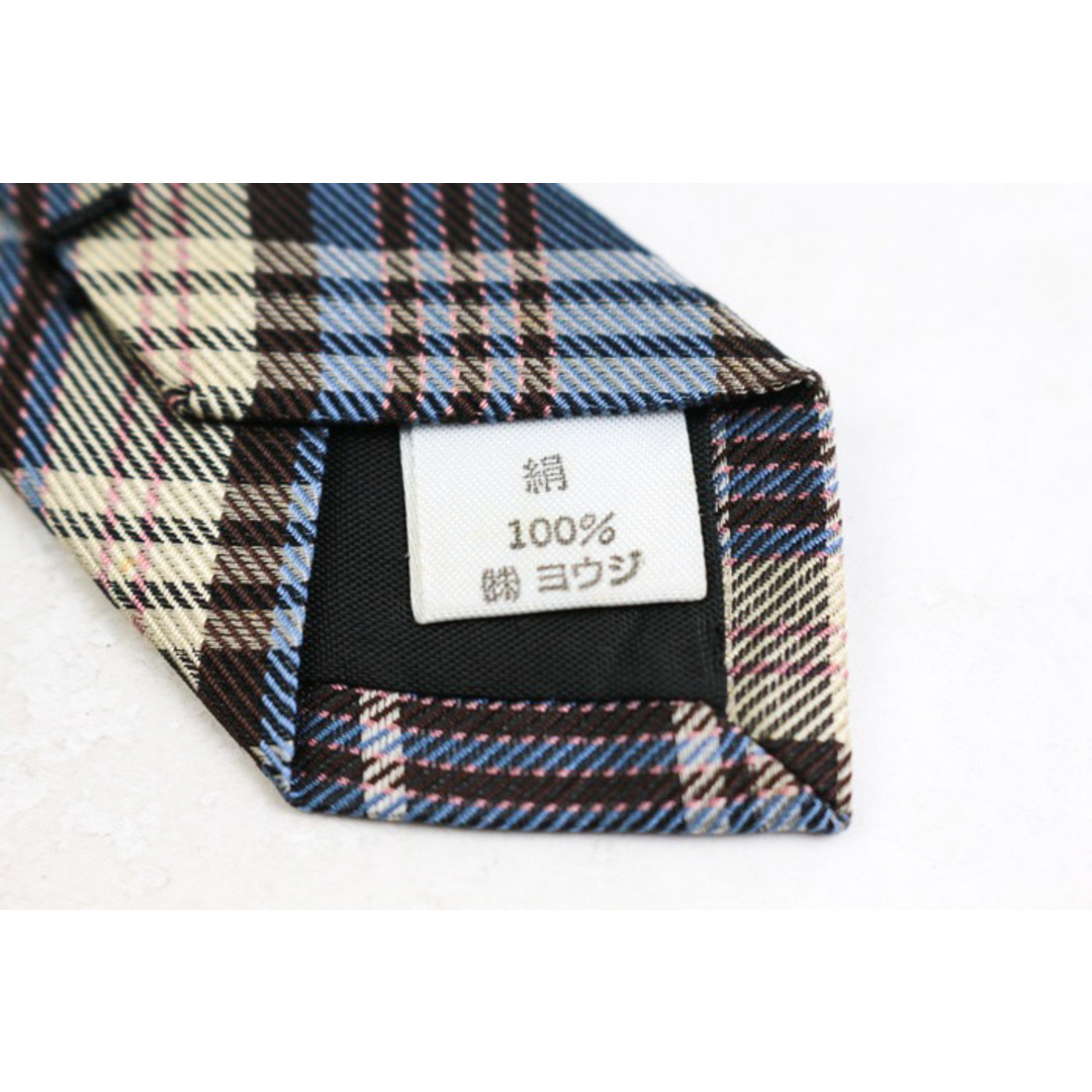Yohji Yamamoto - ヨウジヤマモト ブランド ネクタイ チェック柄 Yohji Yamamoto - ヨウジヤマモト ブランド ネクタイ チェック柄