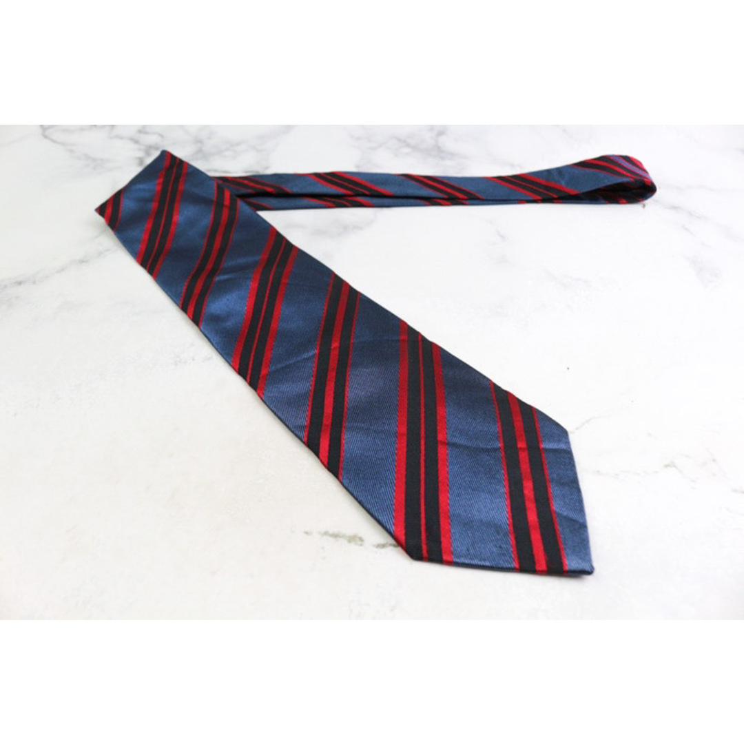 GUCCI - グッチ ブランド ネクタイ ストライプ柄 シルク GUCCI - グッチ ブランド ネクタイ ストライプ柄 シルク