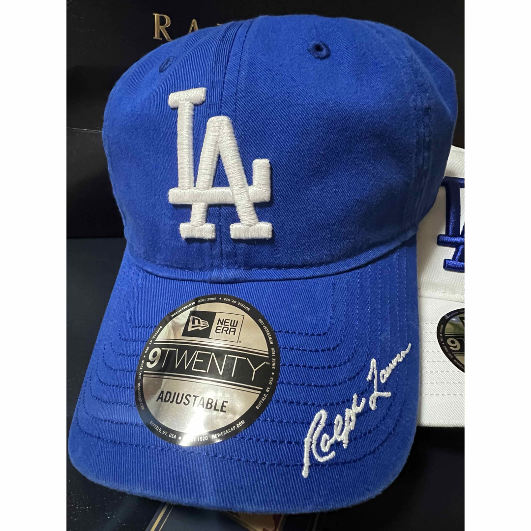 Ralph Lauren - 2025ss Ralph Lauren MLB Dodgers Cap Blueの Ralph Lauren - 2025ss Ralph Lauren MLB Dodgers Cap Blueの