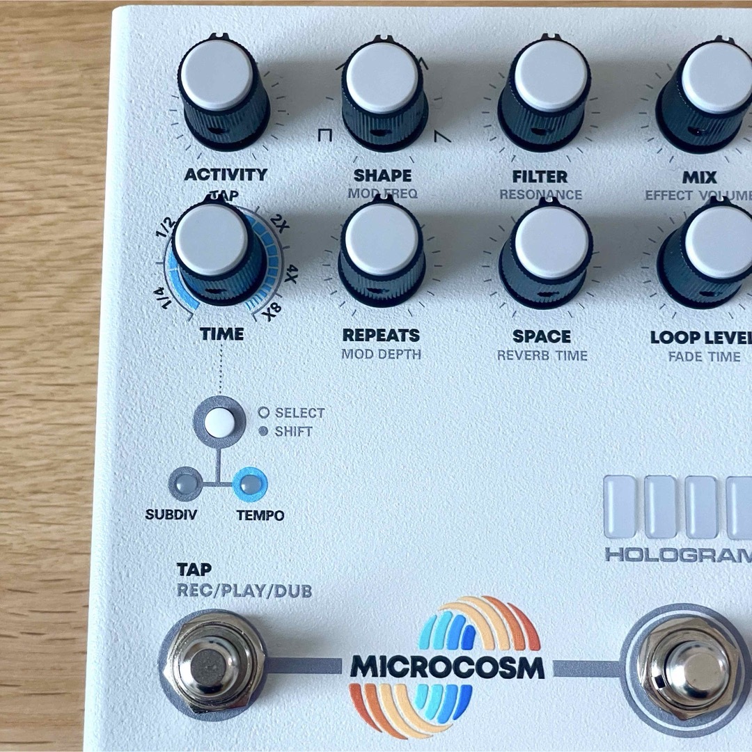 美品!】Hologram Microcosm マルチエフェクター ホログラムの 美品!】Hologram Microcosm マルチエフェクター ホログラムの