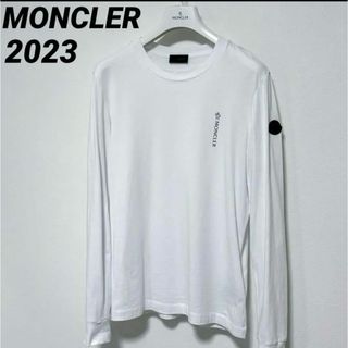 MONCLER - MONCLER モンクレール 長袖Tシャツ ロンT ホワイト 白 MONCLER - MONCLER モンクレール 長袖Tシャツ ロンT ホワイト 白