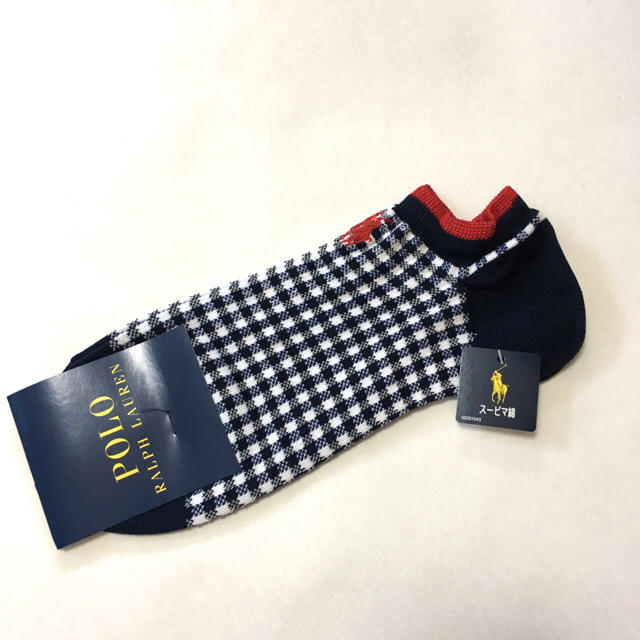 POLO RALPH LAUREN(ポロラルフローレン)のかな様専用【新品未使用】POLO ラルフローレン 靴下 サイズ25〜27cm レディースのレッグウェア(ソックス)の商品写真