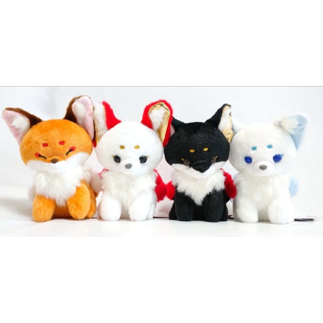 ちょコンときつね 九尾 錦雅 ぬいぐるみ コンプリート コンプ 4 ちょコンときつね 九尾 錦雅 ぬいぐるみ コンプリート コンプ 4