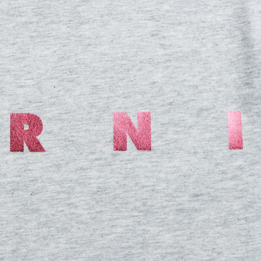 MARNI - マルニ Tシャツ クロップド丈 ミニ丈 ライトグレー MARNI - マルニ Tシャツ クロップド丈 ミニ丈 ライトグレー