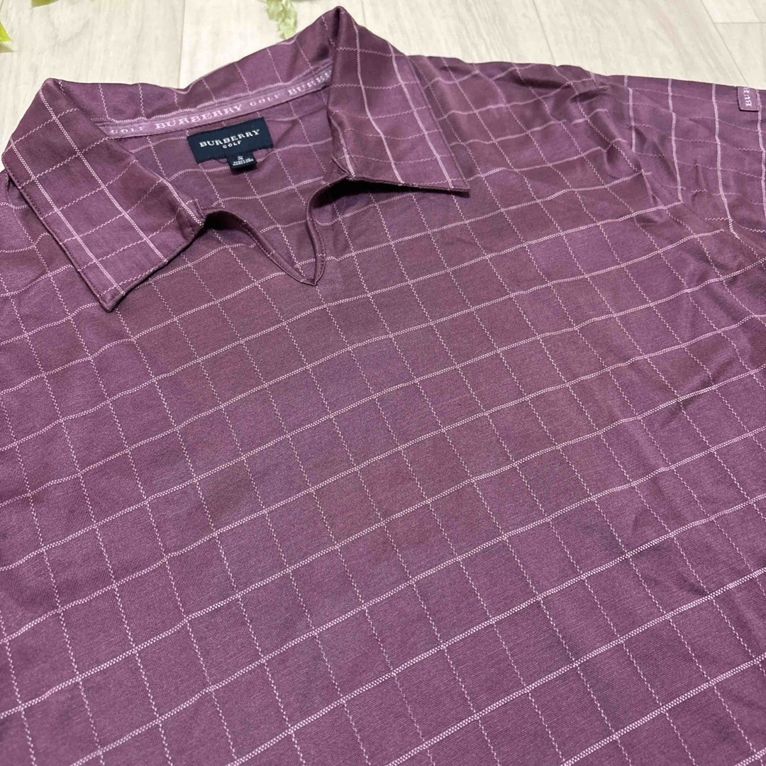 BURBERRY - BURBERRY GOLF☆半袖☆ポロシャツ☆S☆チェック BURBERRY - BURBERRY GOLF☆半袖☆ポロシャツ☆S☆チェック