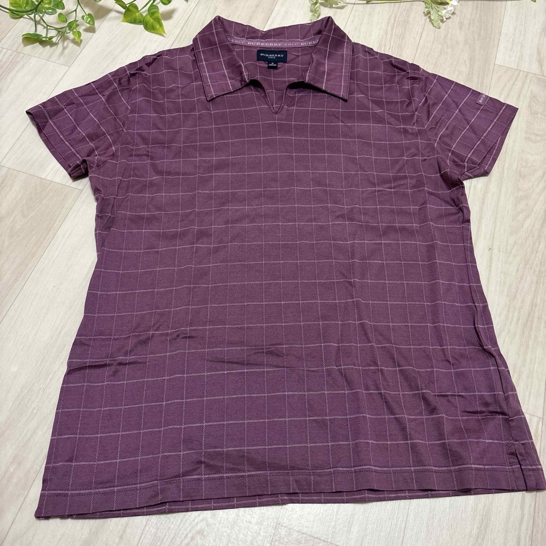 BURBERRY - BURBERRY GOLF☆半袖☆ポロシャツ☆S☆チェック BURBERRY - BURBERRY GOLF☆半袖☆ポロシャツ☆S☆チェック
