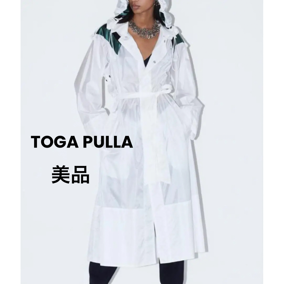 TOGA PULLA - 美品 TOGA PULLA ナイロンシップストップコートの TOGA PULLA - 美品 TOGA PULLA ナイロンシップストップコートの