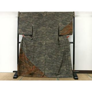 平和屋着物■訪問着　吉祥花文　金彩　正絹　逸品　CAAO4959xe(着物)