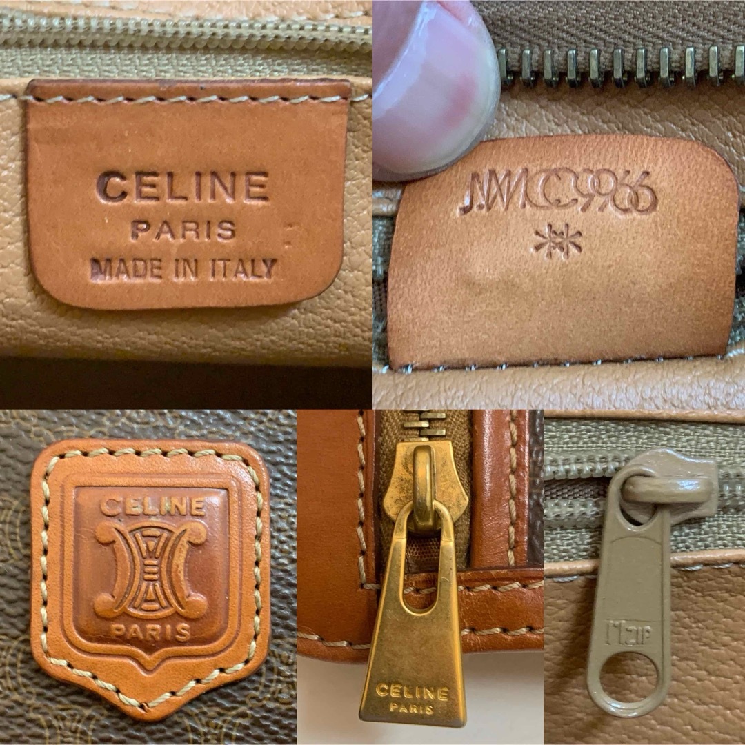 CELINE - OLD CELINE オールドセリーヌ ITALY製 マカダム柄 CELINE - OLD CELINE オールドセリーヌ ITALY製 マカダム柄