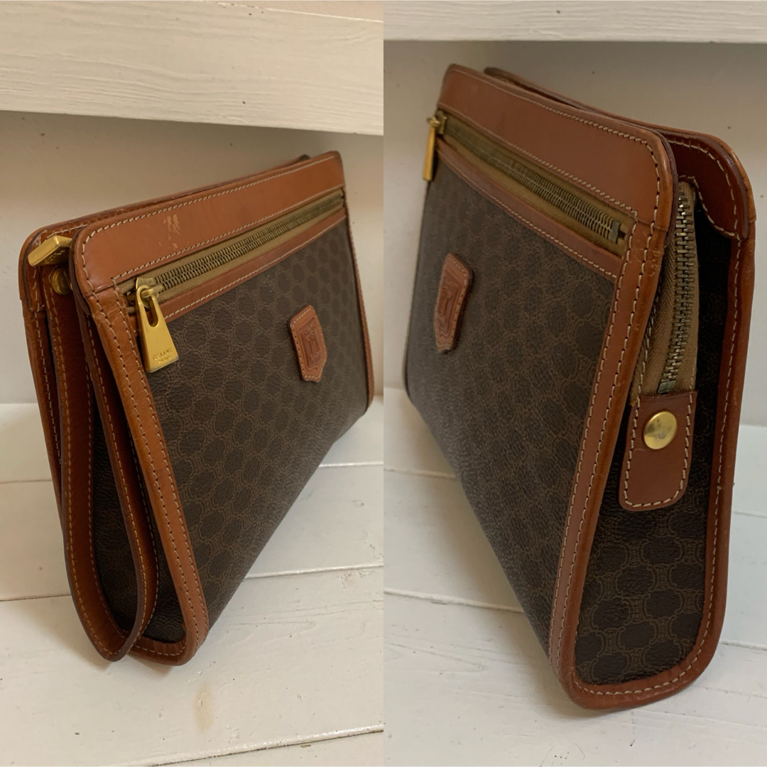 CELINE - OLD CELINE オールドセリーヌ ITALY製 マカダム柄 CELINE - OLD CELINE オールドセリーヌ ITALY製 マカダム柄