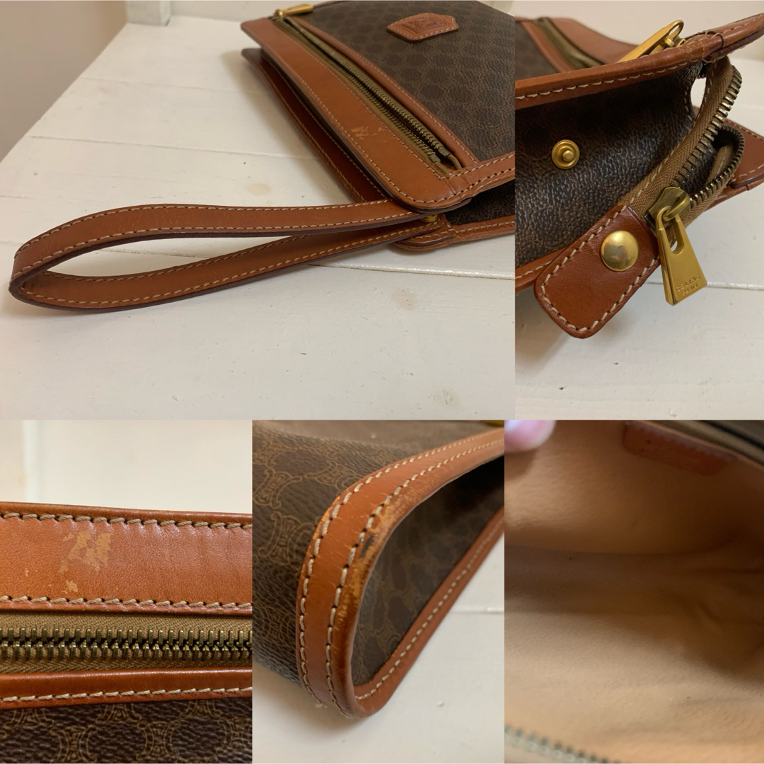 CELINE - OLD CELINE オールドセリーヌ ITALY製 マカダム柄 CELINE - OLD CELINE オールドセリーヌ ITALY製 マカダム柄