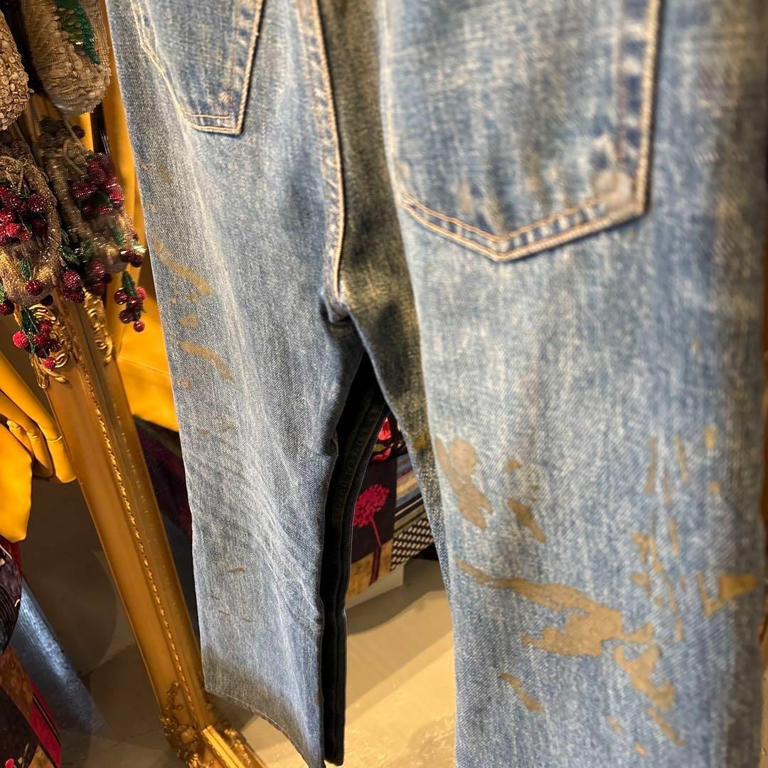 HELMUT LANG - @ ヘルムートラング 90年 名作 ペンキ デニム HELMUT LANG - @ ヘルムートラング 90年 名作 ペンキ デニム