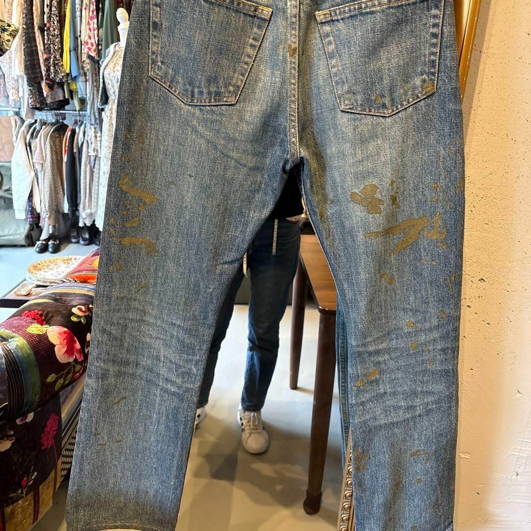 HELMUT LANG - @ ヘルムートラング 90年 名作 ペンキ デニム HELMUT LANG - @ ヘルムートラング 90年 名作 ペンキ デニム