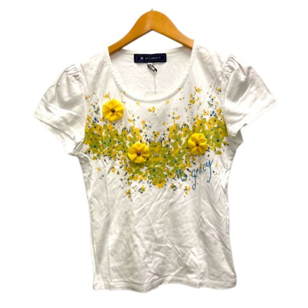 M'S GRACY - エムズグレイシー Tシャツ クルーネック プリント M'S GRACY - エムズグレイシー Tシャツ クルーネック プリント