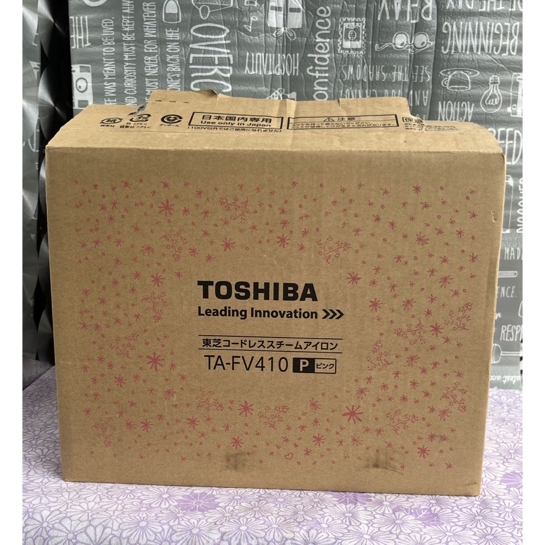 東芝 - TOSHIBA コードレススチームアイロン TA-FV410 未使用の 東芝 - TOSHIBA コードレススチームアイロン TA-FV410 未使用の