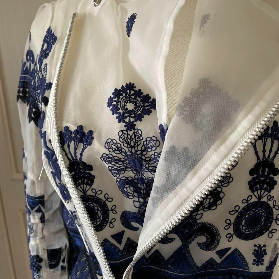 sacai - 55 sacai サカイ コート ジャケット アウター 花柄 刺繍 sacai - 55 sacai サカイ コート ジャケット アウター 花柄 刺繍