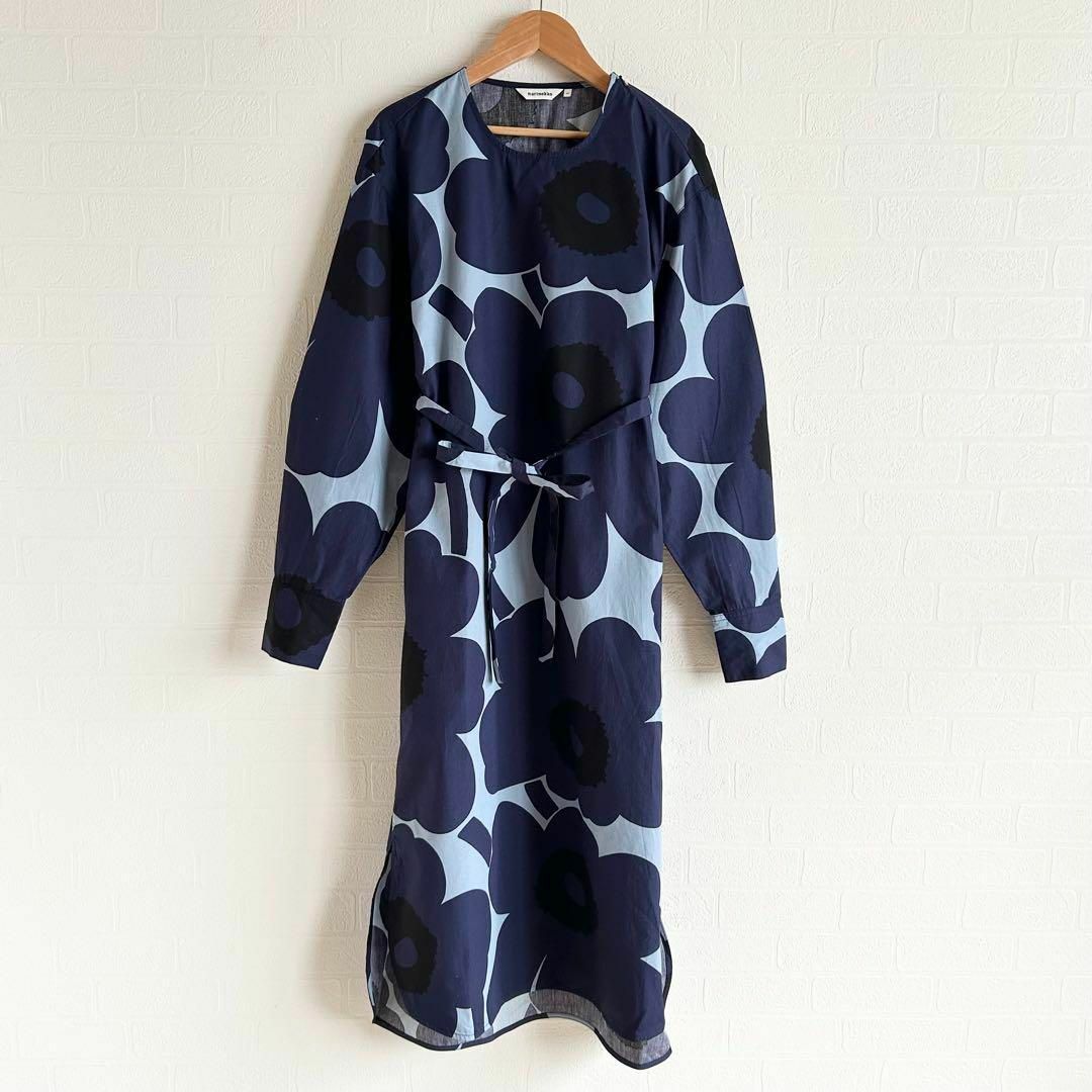 marimekko - 美品✨Marimekko ワンピース ウニッコ ブルー marimekko - 美品✨Marimekko ワンピース ウニッコ ブルー