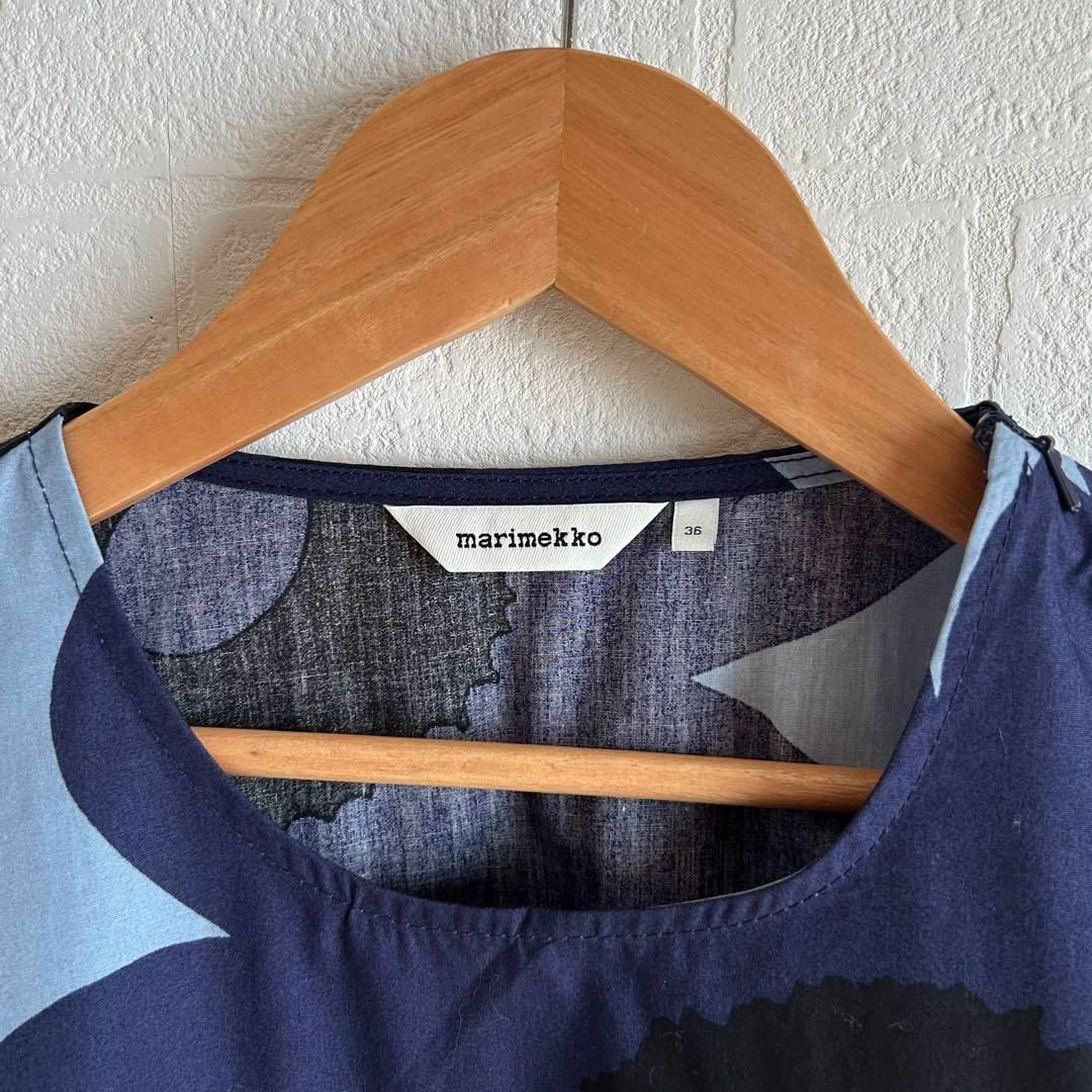 marimekko - 美品✨Marimekko ワンピース ウニッコ ブルー marimekko - 美品✨Marimekko ワンピース ウニッコ ブルー