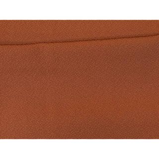 平和屋着物■上質な色無地　柿渋色　やまと誂製　正絹　逸品　CAAO7929kb(着物)