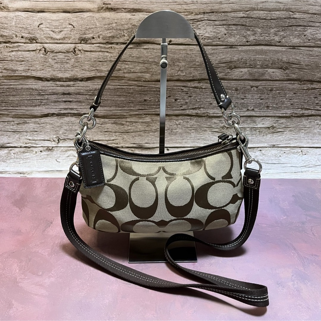 COACH - COACH シグネチャー ヘリテージショルダーバックF17439 COACH - COACH シグネチャー ヘリテージショルダーバックF17439
