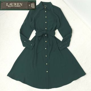 Ralph Lauren(ワンピース ・ グリーン・カーキ/緑色系)の Ralph Lauren(ワンピース ・ グリーン・カーキ/緑色系)の