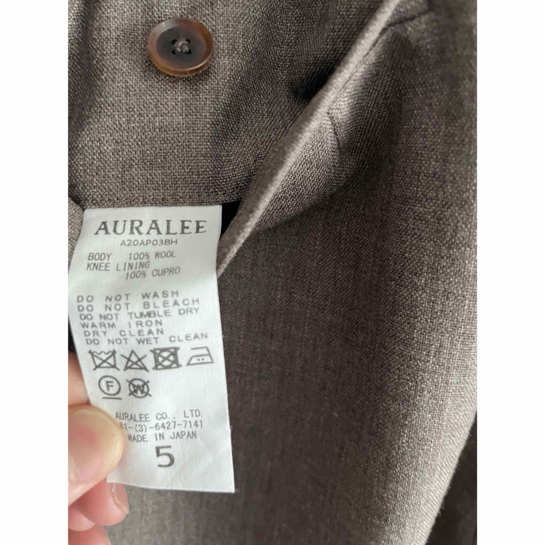 AURALEE - auralee 20aw BLUEFACED WOOL setup セットアップの AURALEE - auralee 20aw BLUEFACED WOOL setup セットアップの